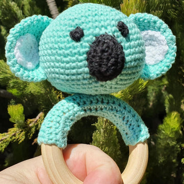 Crochet Koala Rattle and Toy