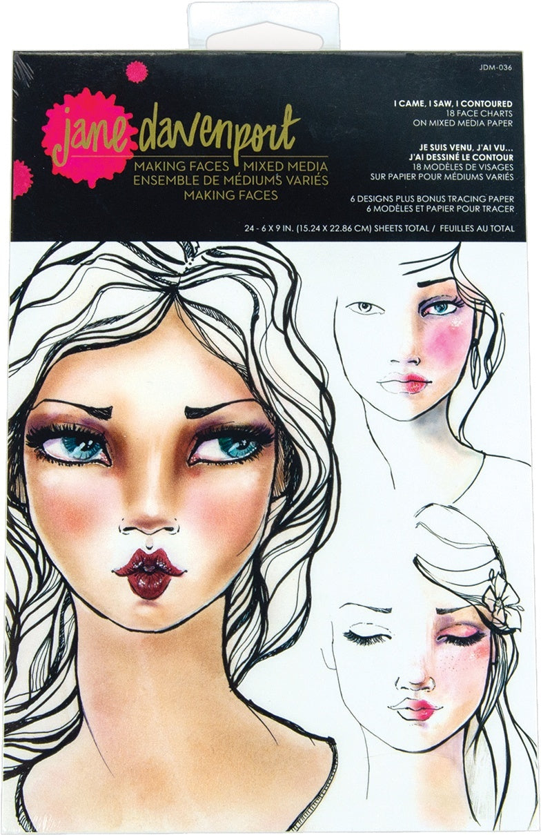 Spellbinders Jane Davenport Face Charts - I Came, I Saw, I Contoured