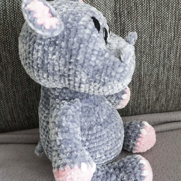 Crochet Pattern for the Hippo Taddle!