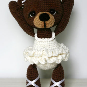 Bonbon, the Ballerina Bear Amigurumi
