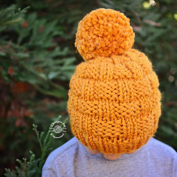 Basket Weave Slouch Beanie