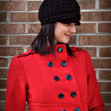 Classy Crochet Newsboy Cap