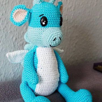 Crochet Pattern for the dragon Drachi