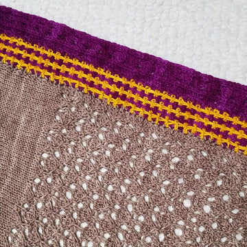 Violet Storm Shawl