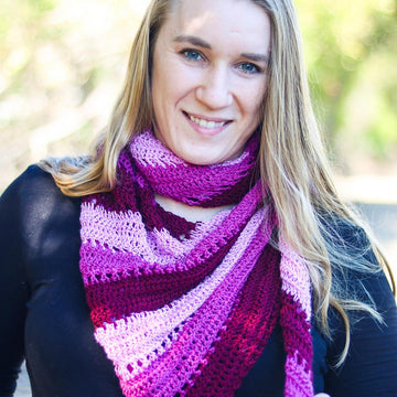 Easy Boomerang Scarf