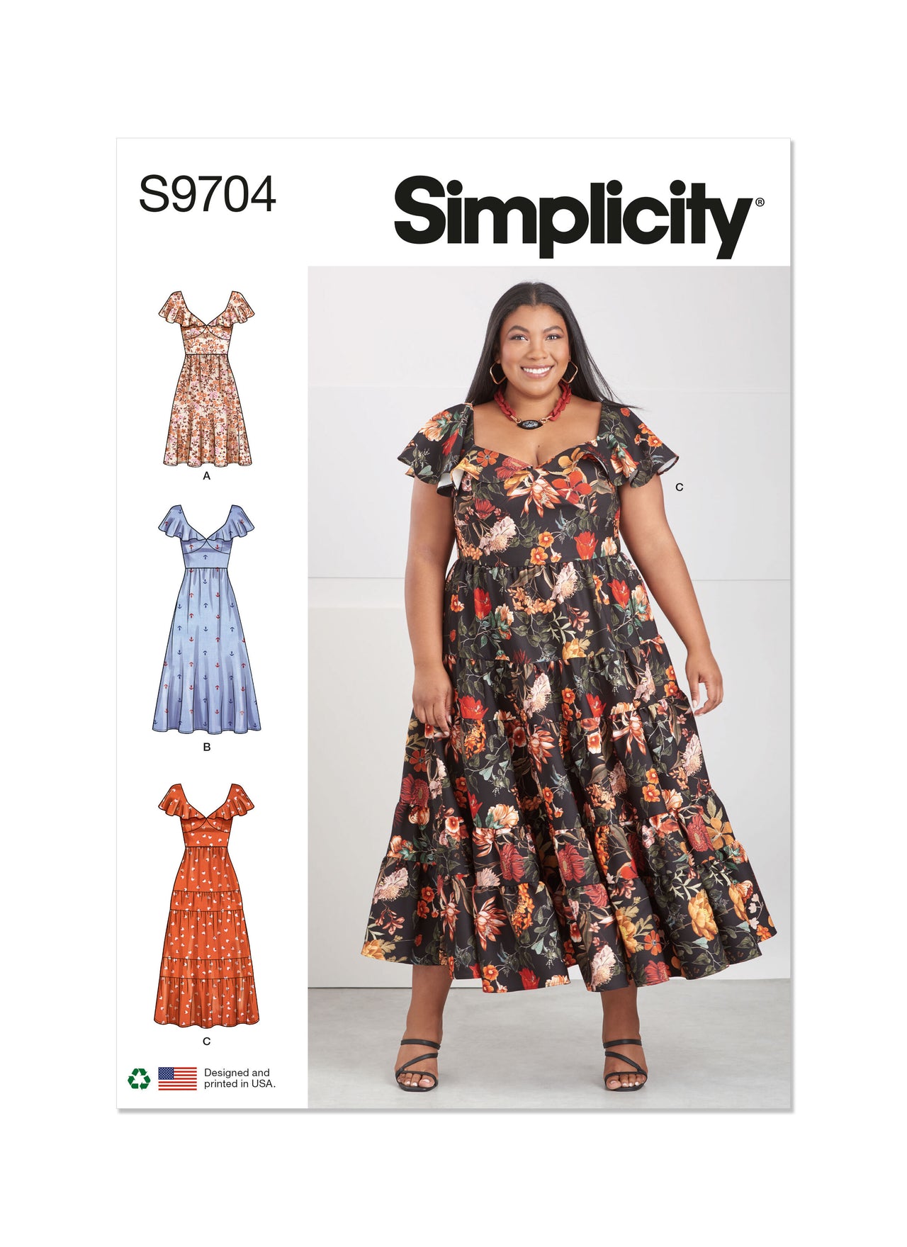 Simplicity Women's Dresses S9704 - Sewing Pattern