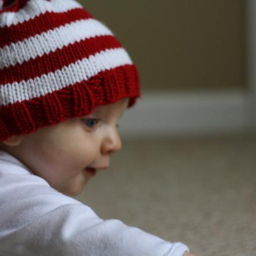Knit Christmas Stocking Hat