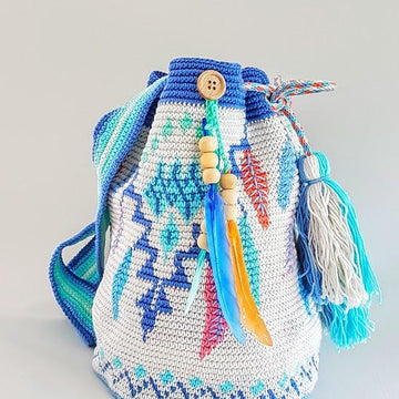 Feather Mochila Bag