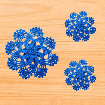 Crochet Round Motif Coaster Doily Pattern
