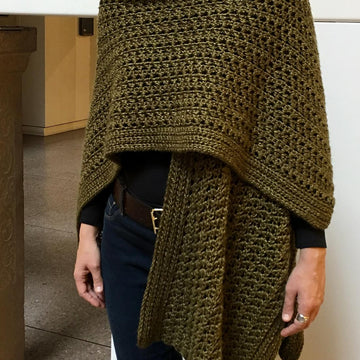 Crochet Ruana Pattern: Really-Caught-My-Eye Ruana