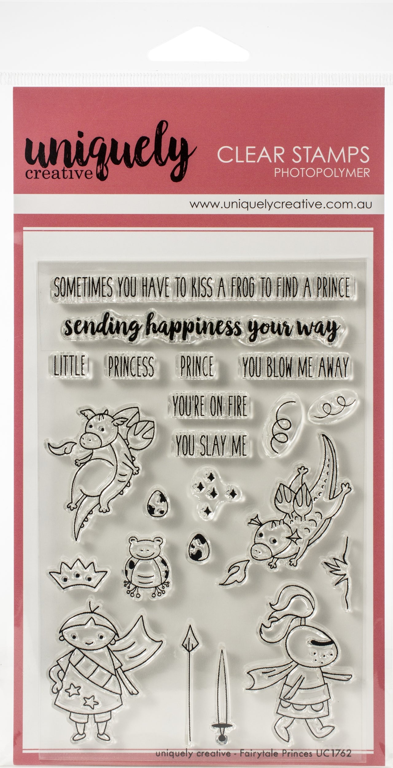 Uniquely Creative 4"X6" Clear Stamps - Fairytale Princes