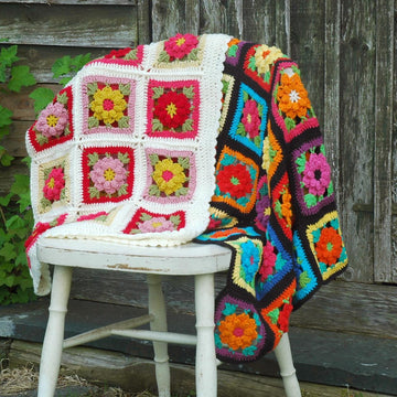 Vintage Flower Blanket