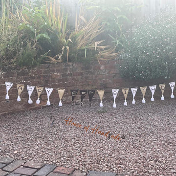 Personalised Interchangeable Bunting Knitting Pattern