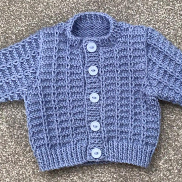 Little Loops Crew Neck Baby Cardigan