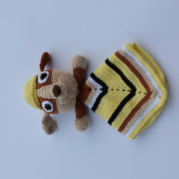 Paw patrol Rubble blanket lovey