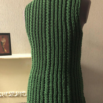 Cable Mesh Tank Top