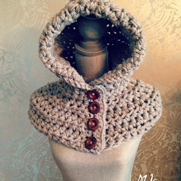 Bulky Hooded Katniss Cowl