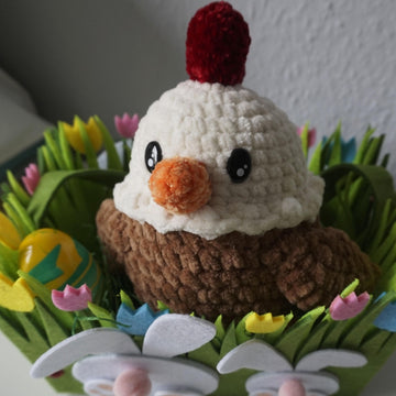 Crochet Pattern Easter Chicken Gerda!