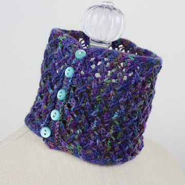 Zelda Lace Neckwarmer Knitting Pattern