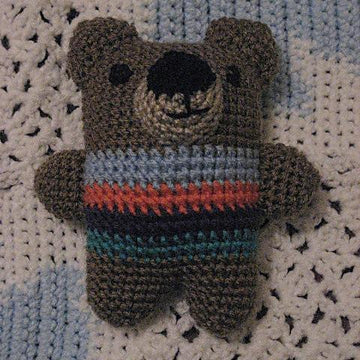 Crochet Teddy Rattle