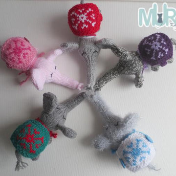 Enchanting Elephants Hanging Ornament