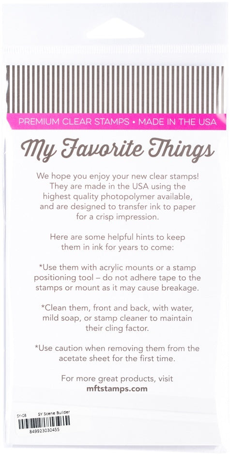 My Favorite Things Stacey Yacula Stamps 4"X6" - Scene Builder
