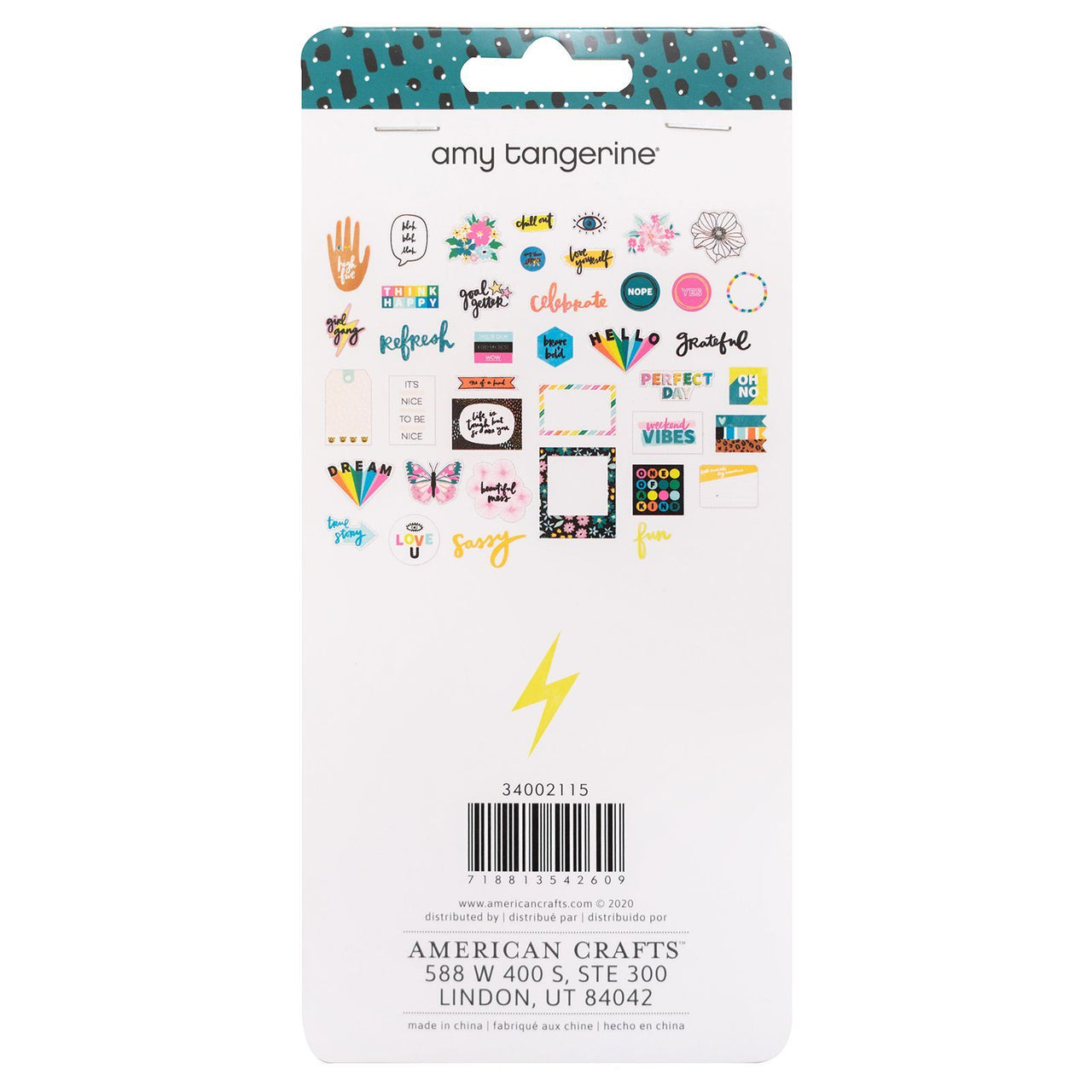 American Crafts Amy Tangerine - Brave + Bold Ephemera Die-Cuts 40/Pkg