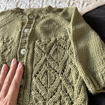 Falling Leaves Baby Cardigan