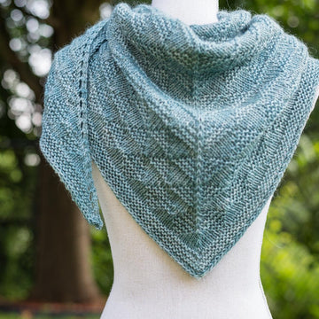 Textured Pyramids Shawl