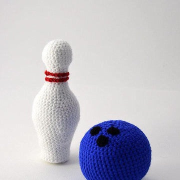 Bowling Ball Crochet Pattern, Bowling Pin Crochet Pattern, Bowling Amigurumi