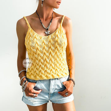 Women’s aran crop top