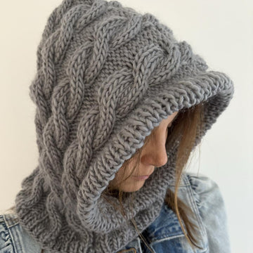 Cable Knit Balaclava