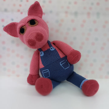Crochet Amigurumi Toy Pig Pattern - Ziggy the Piggy
