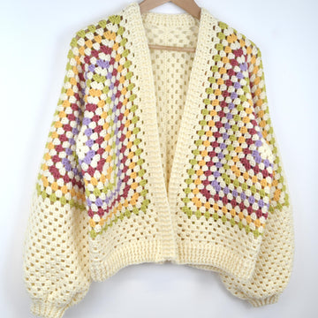 Hexagon cardigan 2