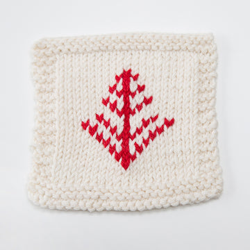 Winter Blanket  - Knitting Pattern for Christmas in Debbie Bliss Rialto DK