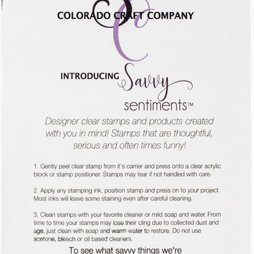 Colorado Craft Company Clear Stamps 4"X6" - Congrats Everything-Savvy Sentiments