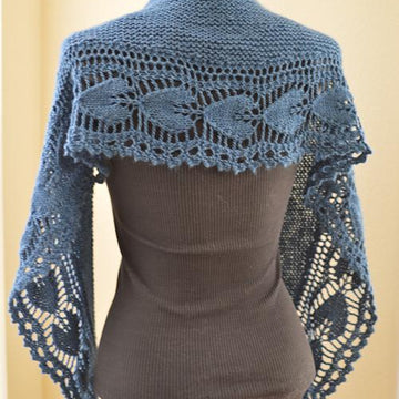 #188 Open Hearts Shawlette