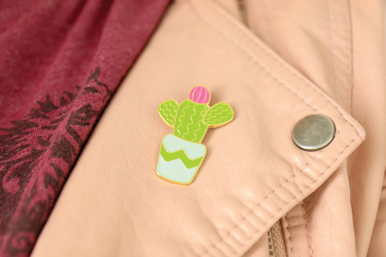 Oh, Hello Co. Oh Hello Enamel Pins 2/Pkg - Cactus & Llama