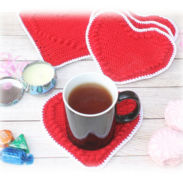 Heart Coasters and Pot Holders