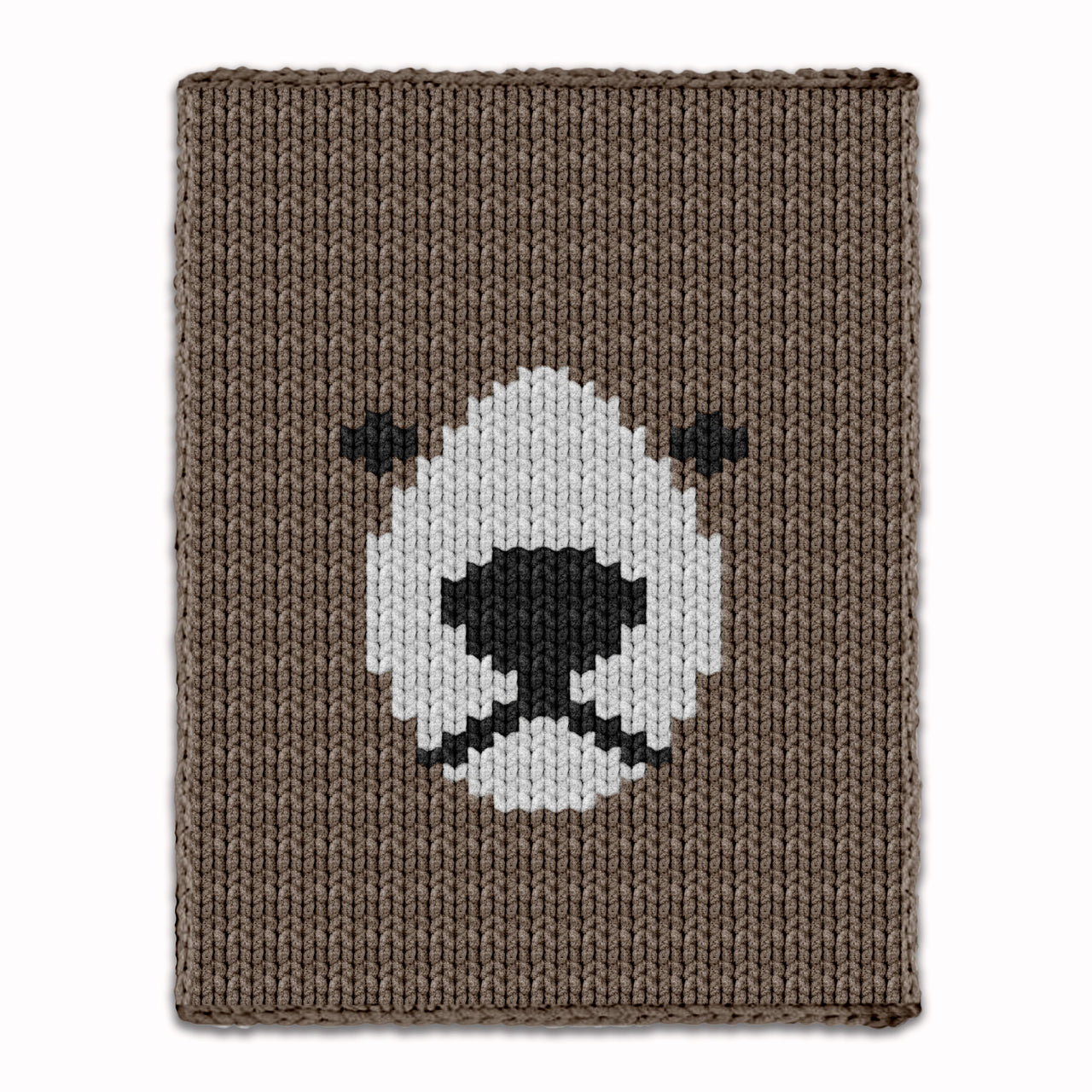 Finger Knitting Pattern, Grizzly Bear Knit Kids Afghan