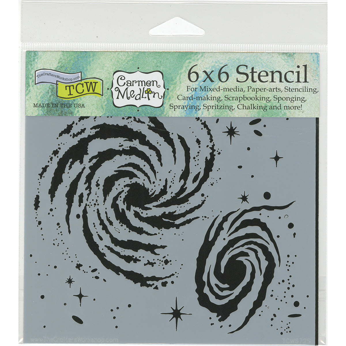The Crafter's Workshop Crafter's Workshop Template 6"X6" - Galaxy