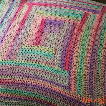 Easy Log Cabin Afghan
