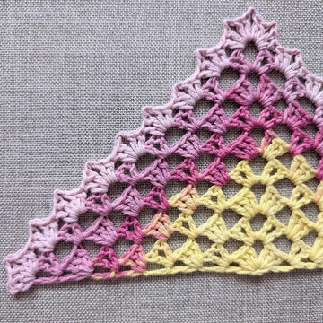 Crochet Bandana/Shawl Pattern/Chart #34