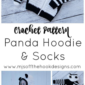 Panda Hoodie and Socks