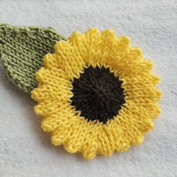 Knitted Sunflower