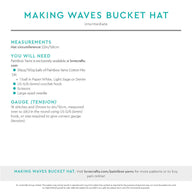 Making Waves Bucket Hat - Free Crochet Pattern for Women in Paintbox Yarns Cotton Mix DK by Paintbox Yarns