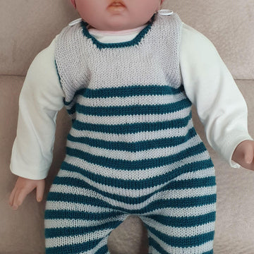 Jensen - 4ply shoulder buttoning overalls for baby