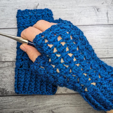 X's and O's Fingerless Gloves