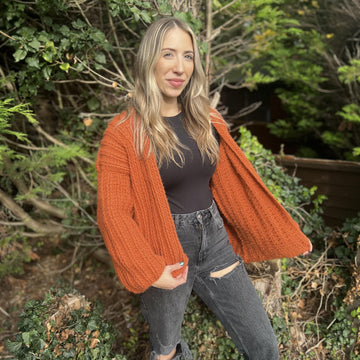 Autumn Walks Rib Cardigan