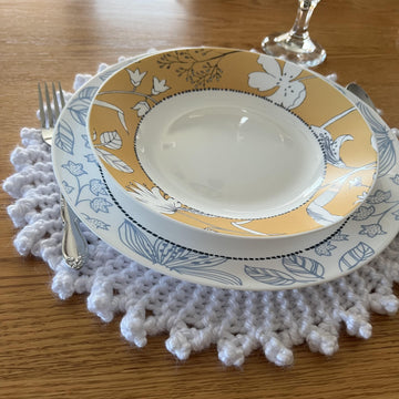 Placemats - 5 loom knit patterns